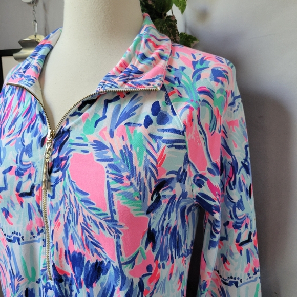 Lilly Pulitzer UPF 50+ Skipper Popover Dress Cabana Cocktail XS - Picture 10 of 16